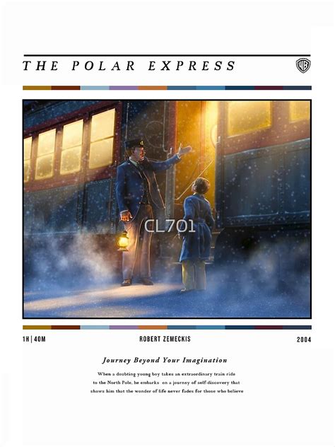 "The Polar Express Movie Poster" Photographic Print for Sale by CL701 | Redbubble