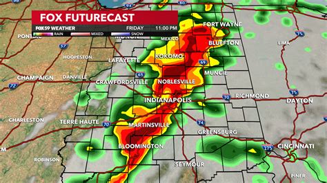 Central Indiana severe weather tracker