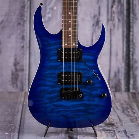 Ibanez GRGA120QA, Transparent Blue Burst | For Sale | Replay Guitar