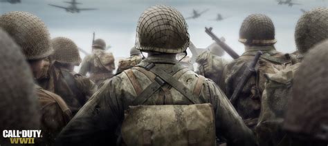 Call of Duty: WWII HD Wallpaper | Background Image | 3452x1546 | ID:827902 - Wallpaper Abyss