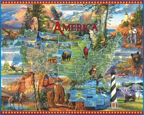 National Parks of America by White Mountain Puzzles. This puzzle ...