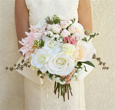 Wedding Bouquet Silk Flower Bouquet Wedding Flowers