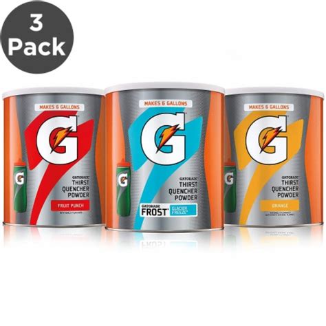 Gatorade Powder Mix Variety Pack, 3 ct / 51 oz - Kroger