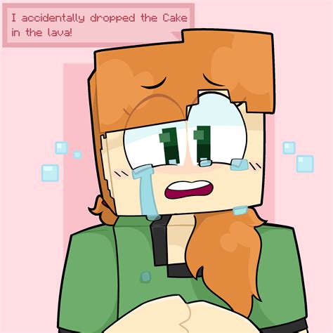 Alex Minecraft Crying sad - Minecraft Fan Art (44953046) - Fanpop