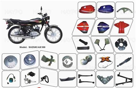 Motorcycle Parts Body Parts for Suzuki Ax100 - China Suzuki Ax100 and Motorcycle Part