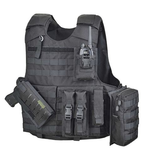 LAW ENFORCEMENT VEST CARRIER - DEFCON 5® - BLACK | Military Tactical ...