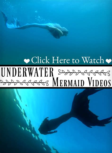 Mermaid Swimming Underwater