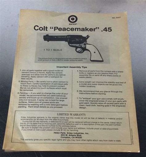 Colt .45 Peacemaker Model - Sherwood Auctions