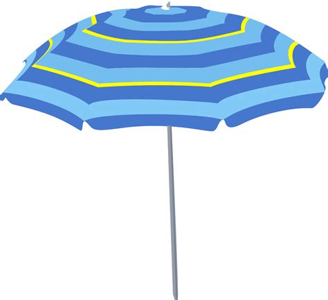 Download Blue Beach Umbrella Vector Image SVG | FreePNGImg