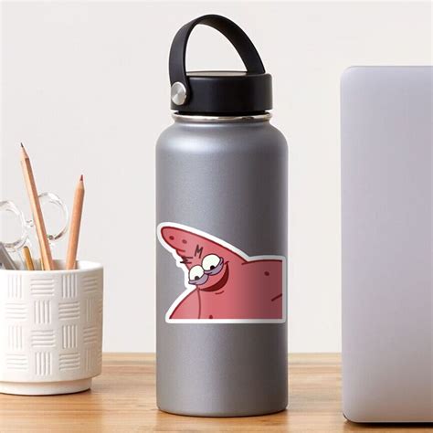 "Evil Patrick Meme in HD - Sticker" Sticker for Sale by Sbooth9 | Redbubble