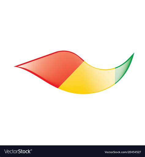 Guinea flag Royalty Free Vector Image - VectorStock