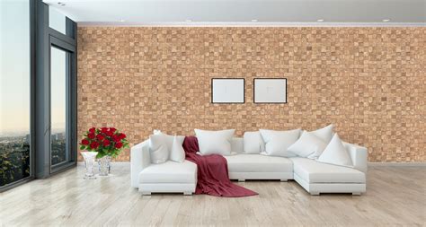 Wood Cubes - 25/64" (10mm) - Cork Wall Tiles (WWoCu10) - ICork Floor