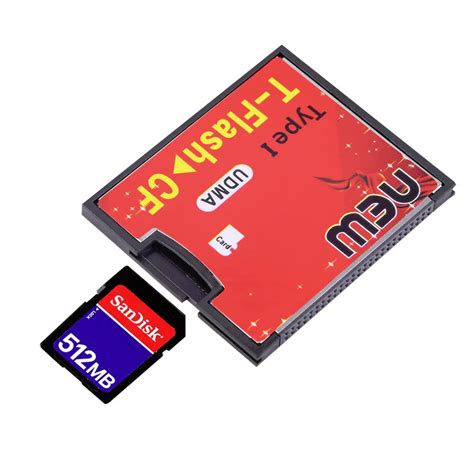 Aliexpress.com : Buy Hot T Flash to CF type1 Compact Flash Memory Card UDMA Adapter Up to 64GB ...