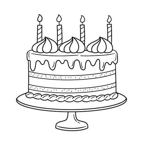 Cake Clipart Outline