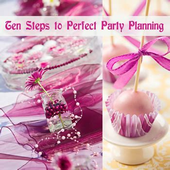 Party Simplicity Party perfect! Ten essential steps to planning a party