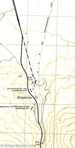 Southern California Regional Rocks and Roads - US 99 – Grapevine and Grapevine Canyon