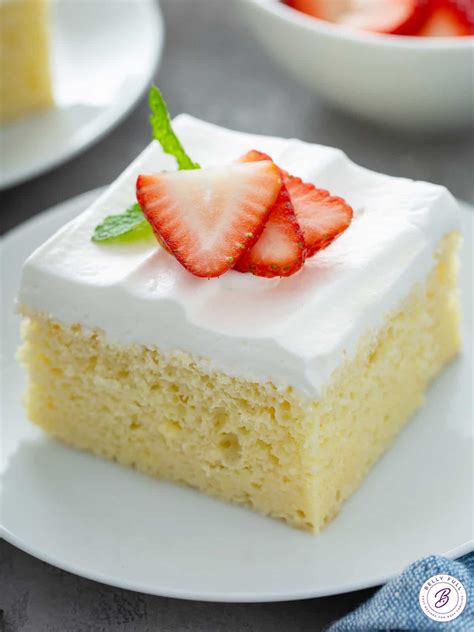 Tres Leches Cake Recipe - Belly Full