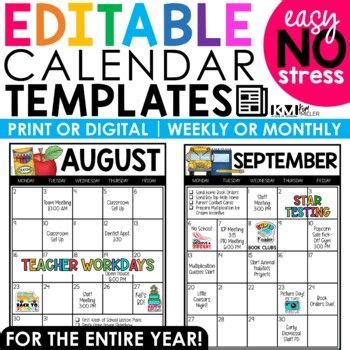 2024 Free Calendar Printable By Month Wording - Manon Rubetta