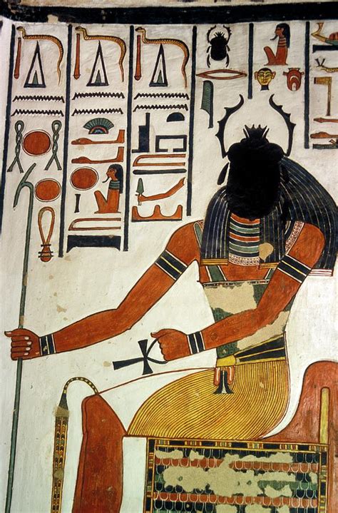 Egyptian God Khepri by Patrick Landmann/science Photo Library