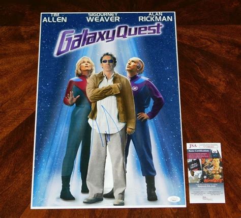 Tim Allen Autographed Signed Jason Nesmith Galaxy Quest 12X18 Movie ...