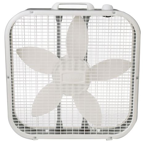 Lasko Cool Colors 20" Box Fan with 3-Speeds, B20200, White - Walmart.com