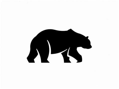 Bear Logo Silhouette Design | Logo silhouette, Bear logo, Silhouette design