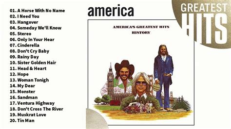 America Greatest Hits | Best Of America Band - YouTube