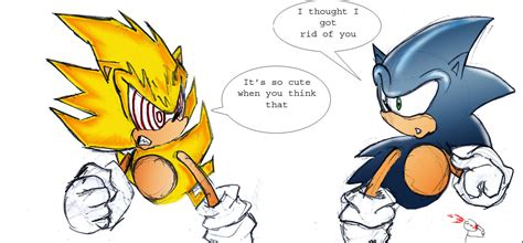 Sonic Vs Sonic by Gadiku on DeviantArt