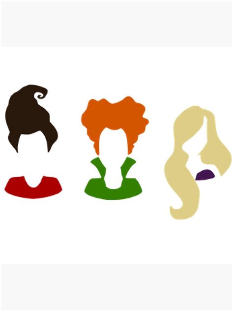 "Hocus Pocus Silhouette" Sticker for Sale by HannahJoG | Redbubble