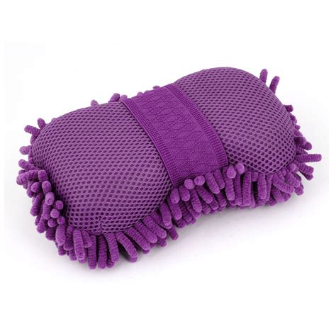 Durable Practical Microfiber Car Wash Sponge w Elastic Hand Strap ...