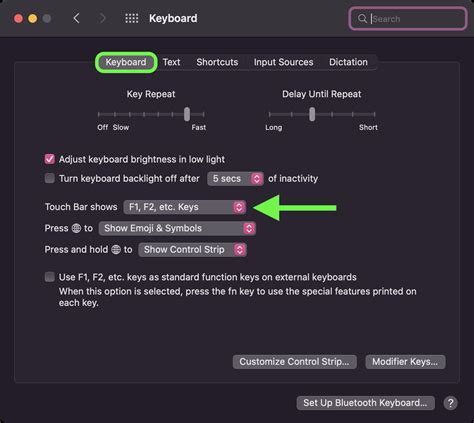 How to Show Function Keys on a Mac's Touch Bar - MacRumors