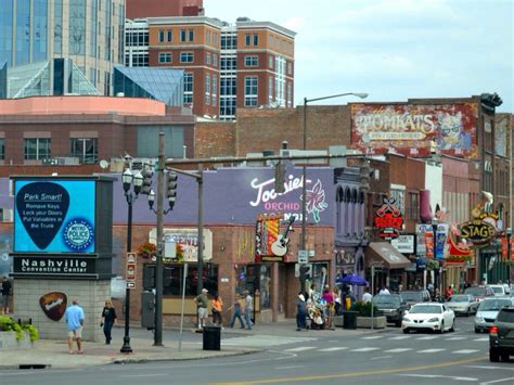 Great shot of downtown Broadway. Great Shots, Convention Centre, Nashville, Downtown, Times ...