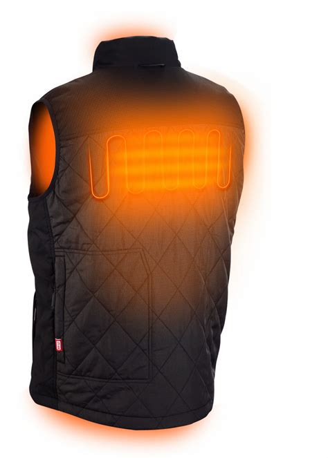 MILWAUKEE Heated Vest, XL, Mens, 12V Battery - 487R09|303B-21XL - Grainger