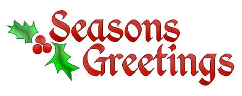 Seasons Greetings Clipart - ClipArt Best