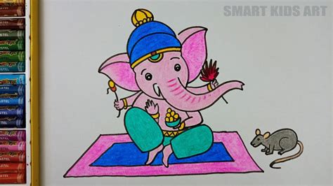 Lord Ganesha Drawings For Kids