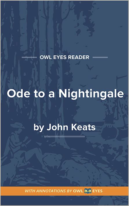 Rhyme in Ode to a Nightingale - Owl Eyes