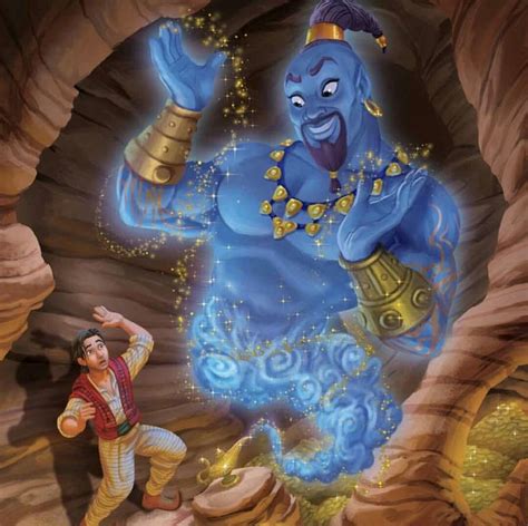 Aladdin meets Genie from the Magic Lamp in Disney's live action ...