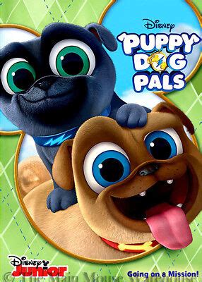 Disney Channel Junior Puppy Dog Pals Kids Childrens Pug Puppies TV Show ...