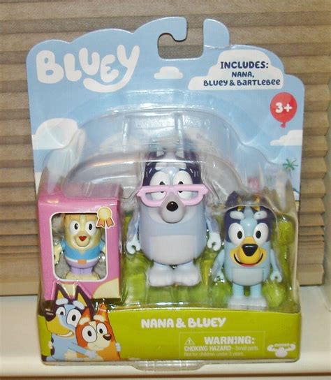 Bluey Nana & Bluey With Bartlebee figures Brand New | #4549791093