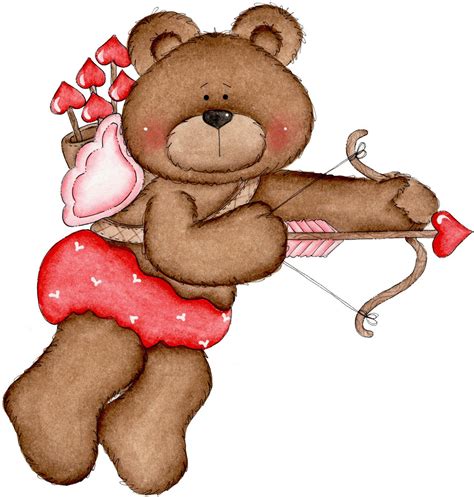 February Teddy Bear Clipart