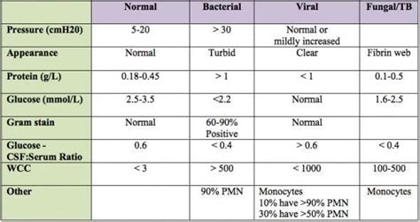 CSF analysis • LITFL • CCC Investigations