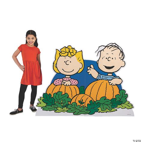 Peanuts® Linus & Sally Halloween Cardboard Stand-Up | Oriental Trading