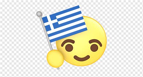 Flag of Greece Greek cuisine, emoji face, flag, smiley, emoji Face png ...