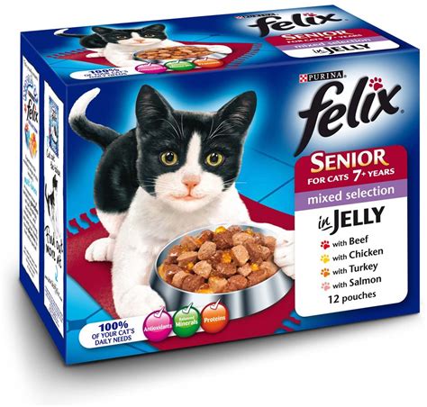 Felix Senior Mixed Pouches Cat Food