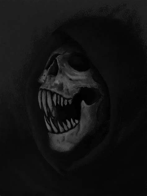 ArtStation - Skull Photoshop Painting