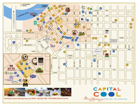 Downtown MGM Map Jan 2015 by Montgomery Area Chamber of Commerce - Issuu