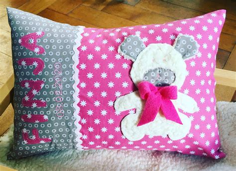 Pillow with name name pillow gifts for birth children's | Etsy