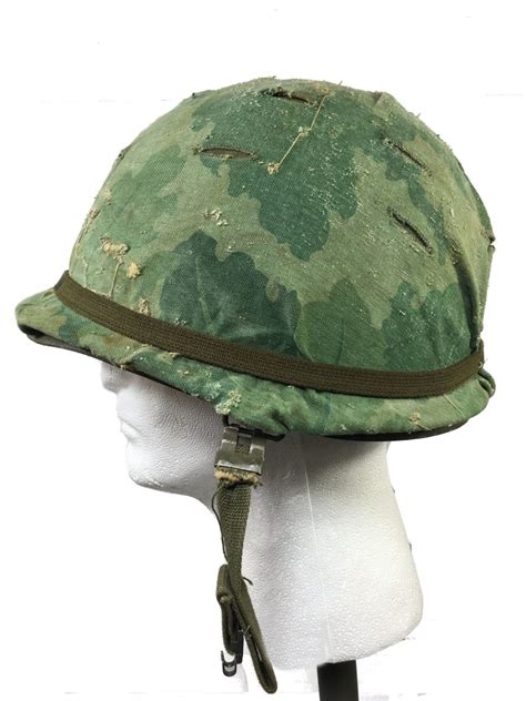 Army Helmet, M-1 Vietnam erdl steel pot