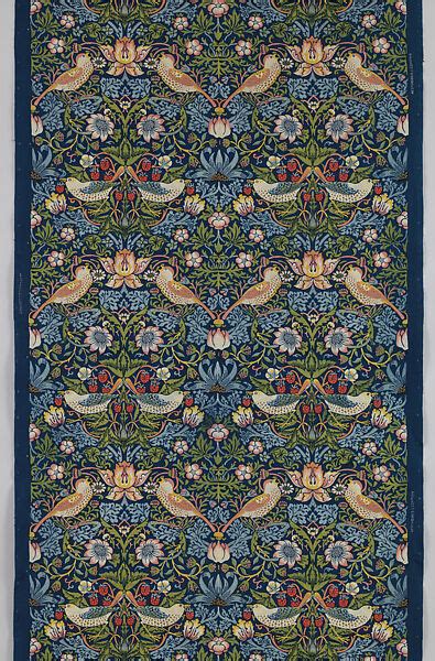 Designed by William Morris | Strawberry Thief | British, Merton Abbey | The Metropolitan Museum ...