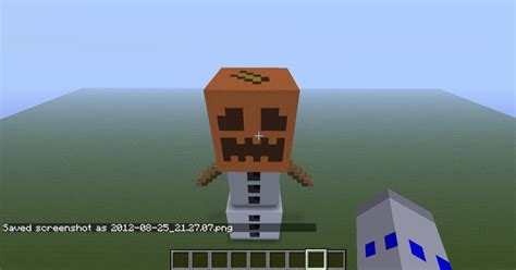 Snow Golem Statue Minecraft Project